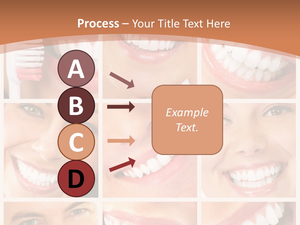 Lady Whitening Man PowerPoint Template