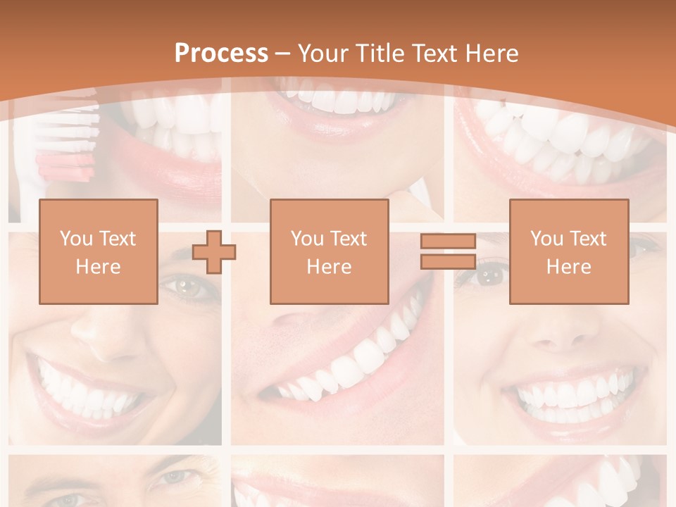 Lady Whitening Man PowerPoint Template