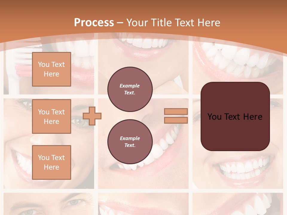 Lady Whitening Man PowerPoint Template
