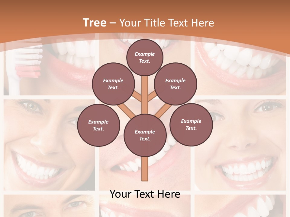 Lady Whitening Man PowerPoint Template