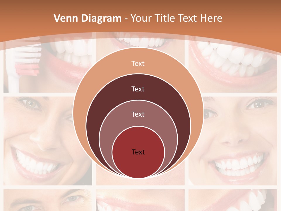 Lady Whitening Man PowerPoint Template