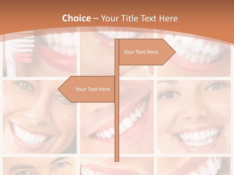 Lady Whitening Man PowerPoint Template