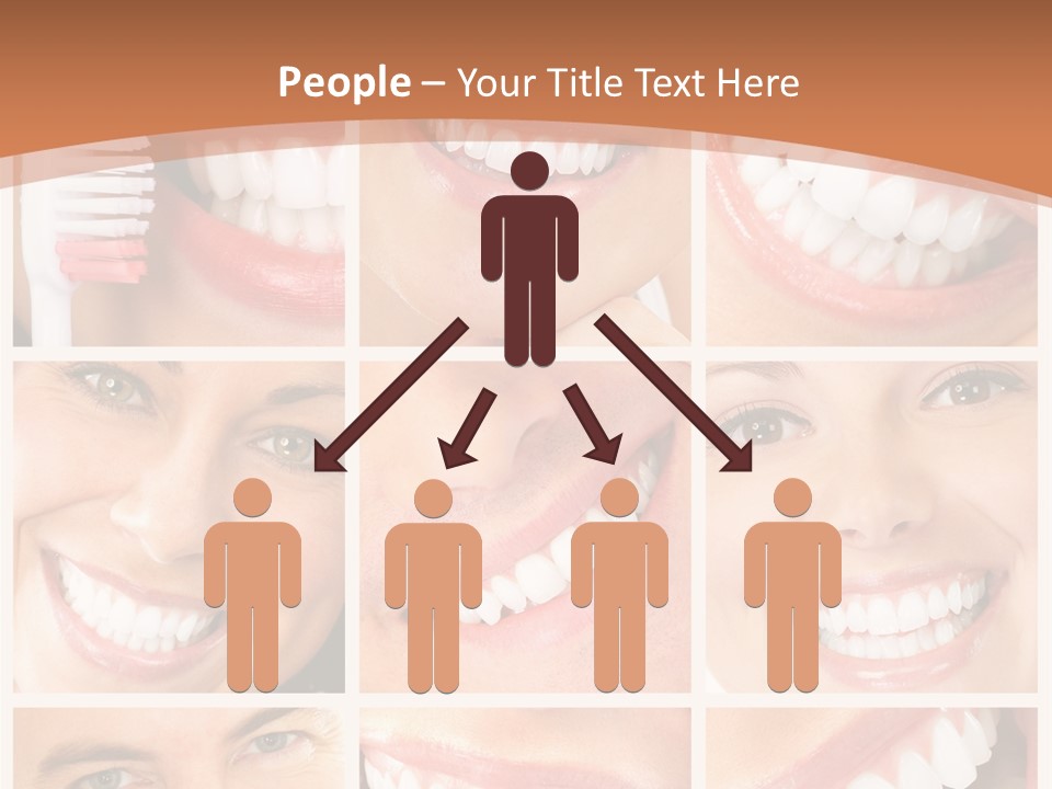 Lady Whitening Man PowerPoint Template