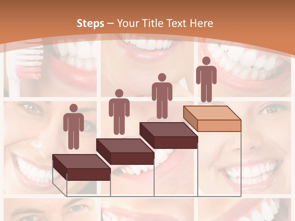 Lady Whitening Man PowerPoint Template