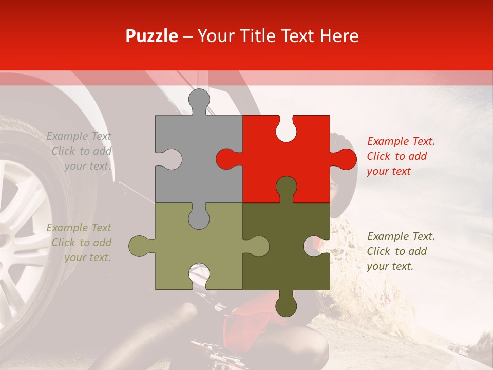 Attractive Luggage Young PowerPoint Template