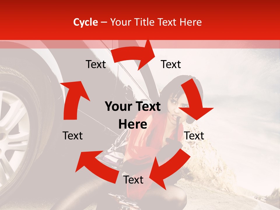 Attractive Luggage Young PowerPoint Template