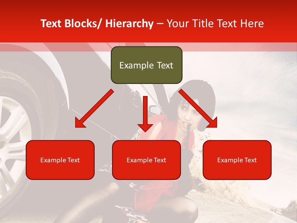 Attractive Luggage Young PowerPoint Template