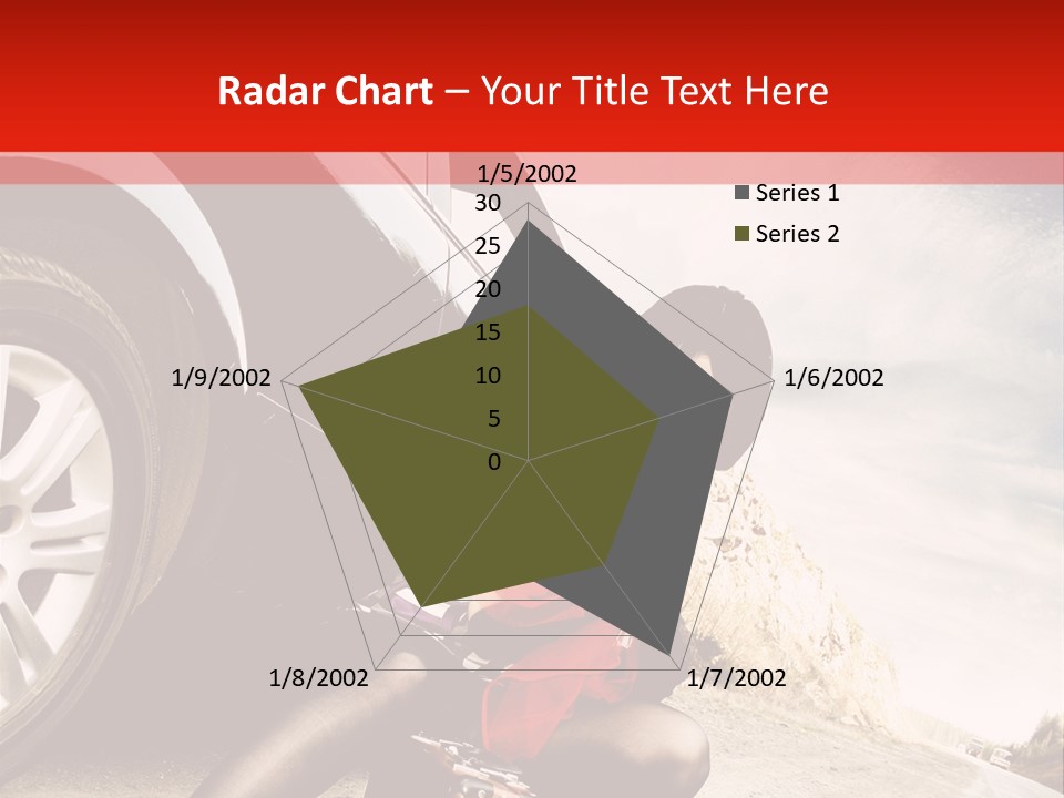 Attractive Luggage Young PowerPoint Template