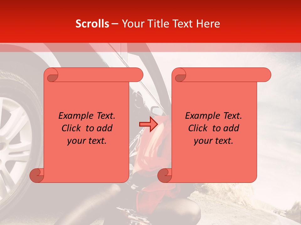 Attractive Luggage Young PowerPoint Template