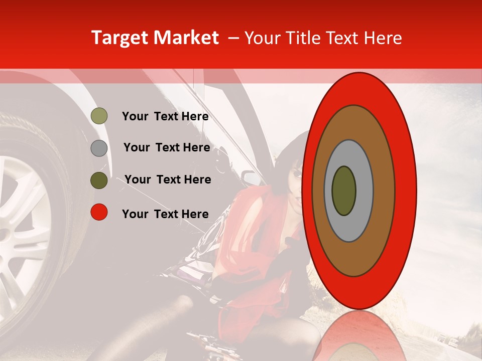 Attractive Luggage Young PowerPoint Template