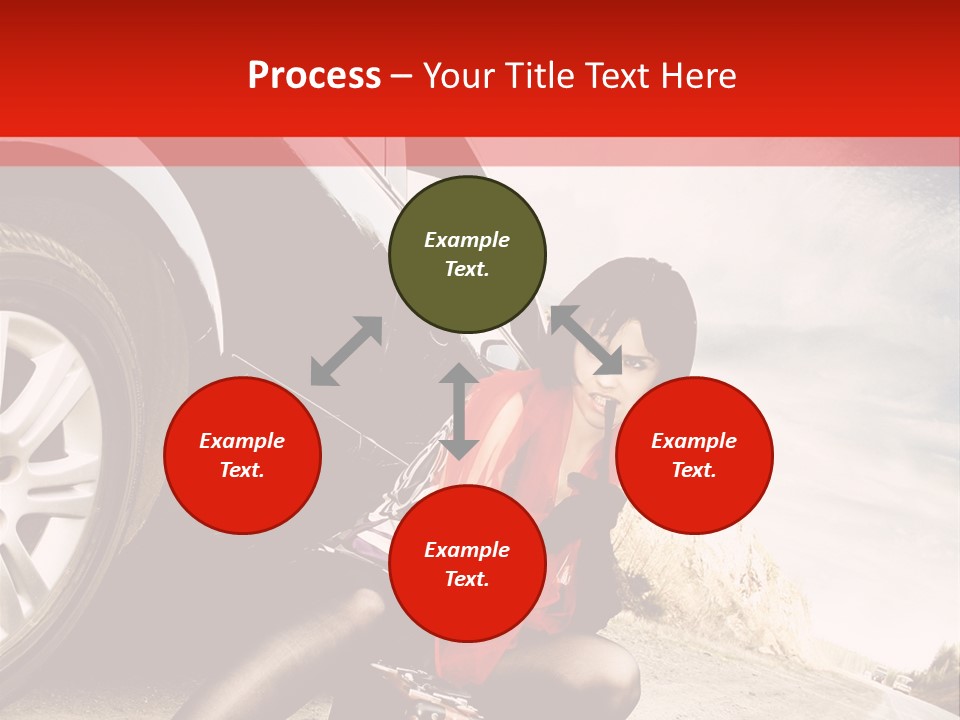 Attractive Luggage Young PowerPoint Template