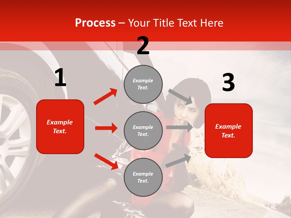 Attractive Luggage Young PowerPoint Template
