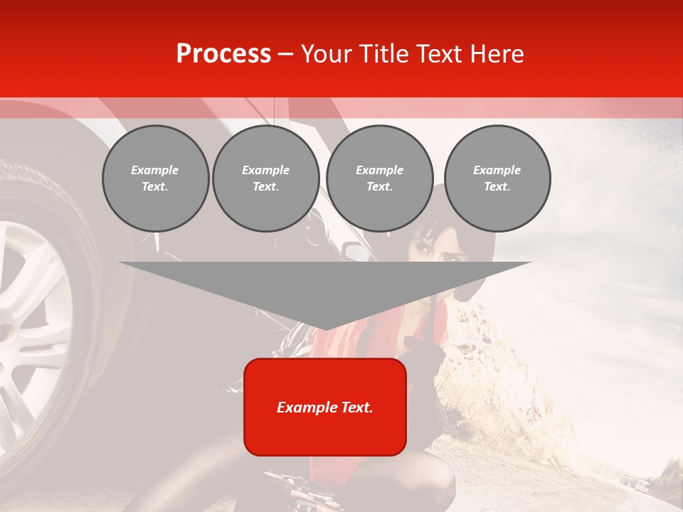 Attractive Luggage Young PowerPoint Template