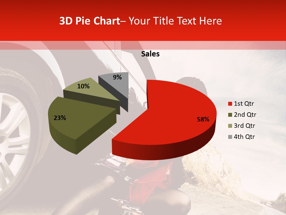 Attractive Luggage Young PowerPoint Template