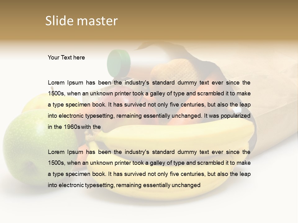 Egg Object Package PowerPoint Template