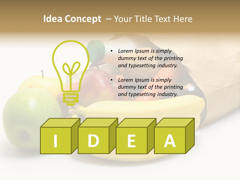 Egg Object Package PowerPoint Template