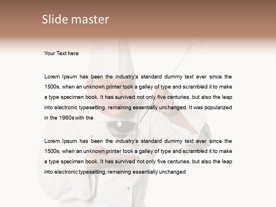 Cook Handsome Hat PowerPoint Template