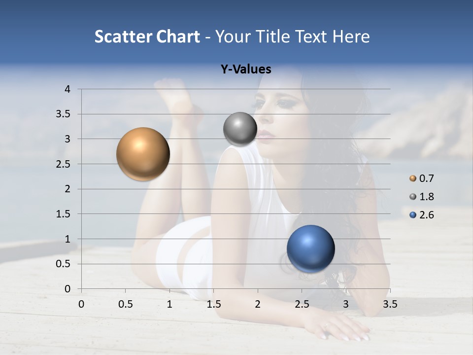 Fitness Woman Posing PowerPoint Template