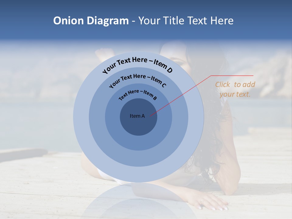 Fitness Woman Posing PowerPoint Template