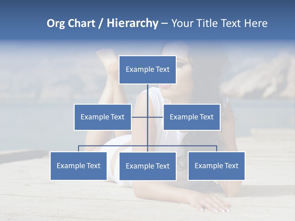 Fitness Woman Posing PowerPoint Template