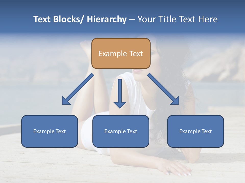 Fitness Woman Posing PowerPoint Template