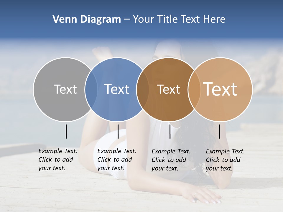 Fitness Woman Posing PowerPoint Template