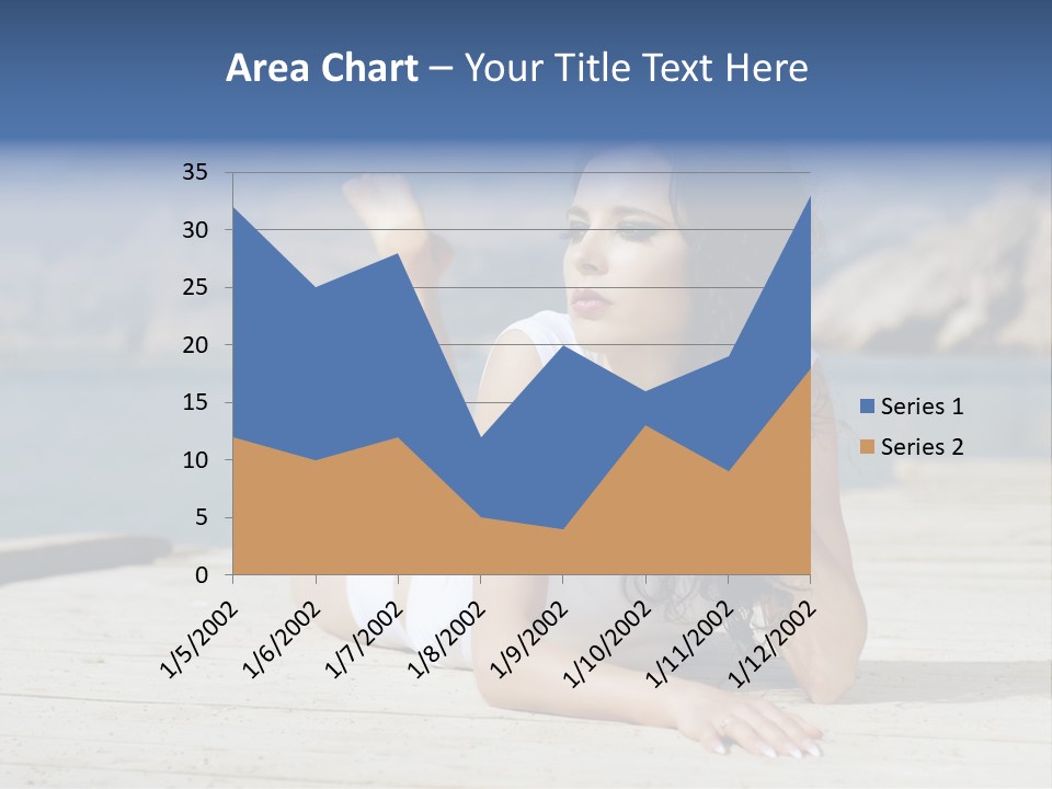 Fitness Woman Posing PowerPoint Template