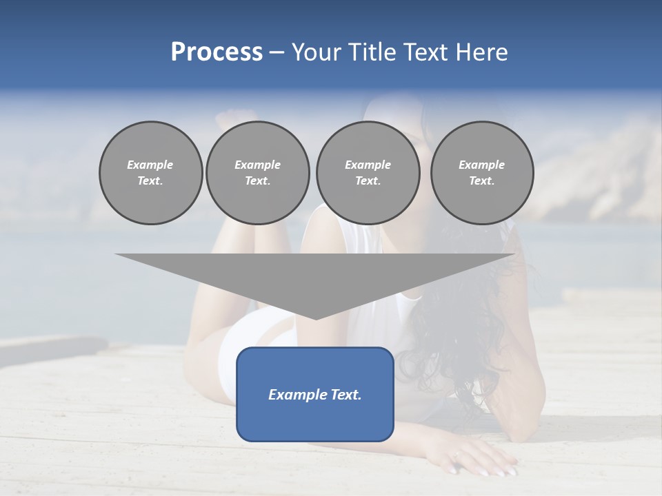 Fitness Woman Posing PowerPoint Template