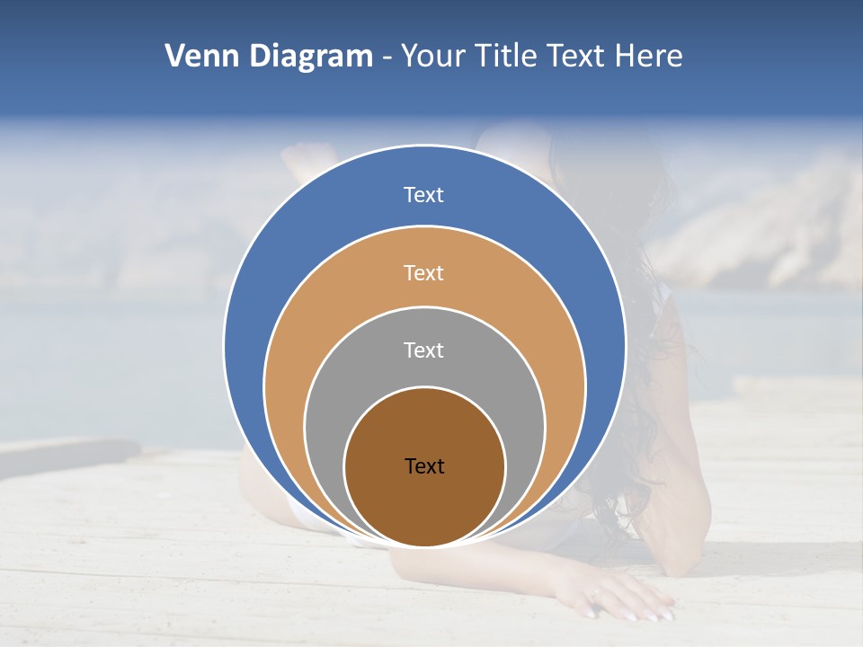 Fitness Woman Posing PowerPoint Template