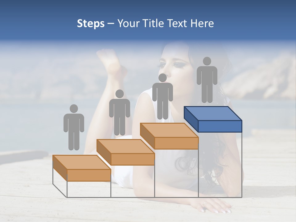 Fitness Woman Posing PowerPoint Template