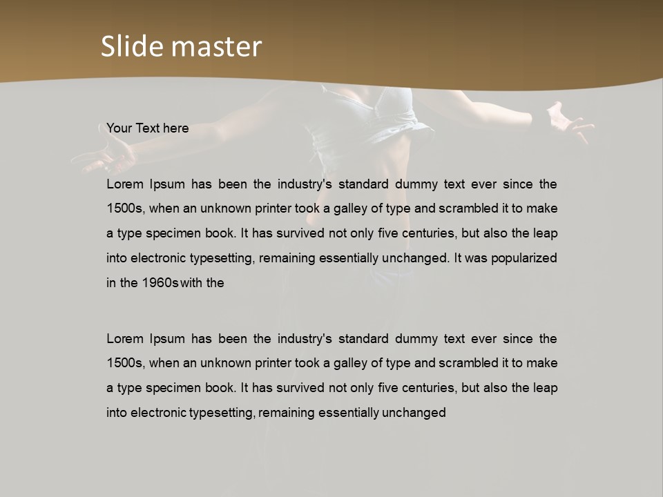 Cool Acrobat Color PowerPoint Template