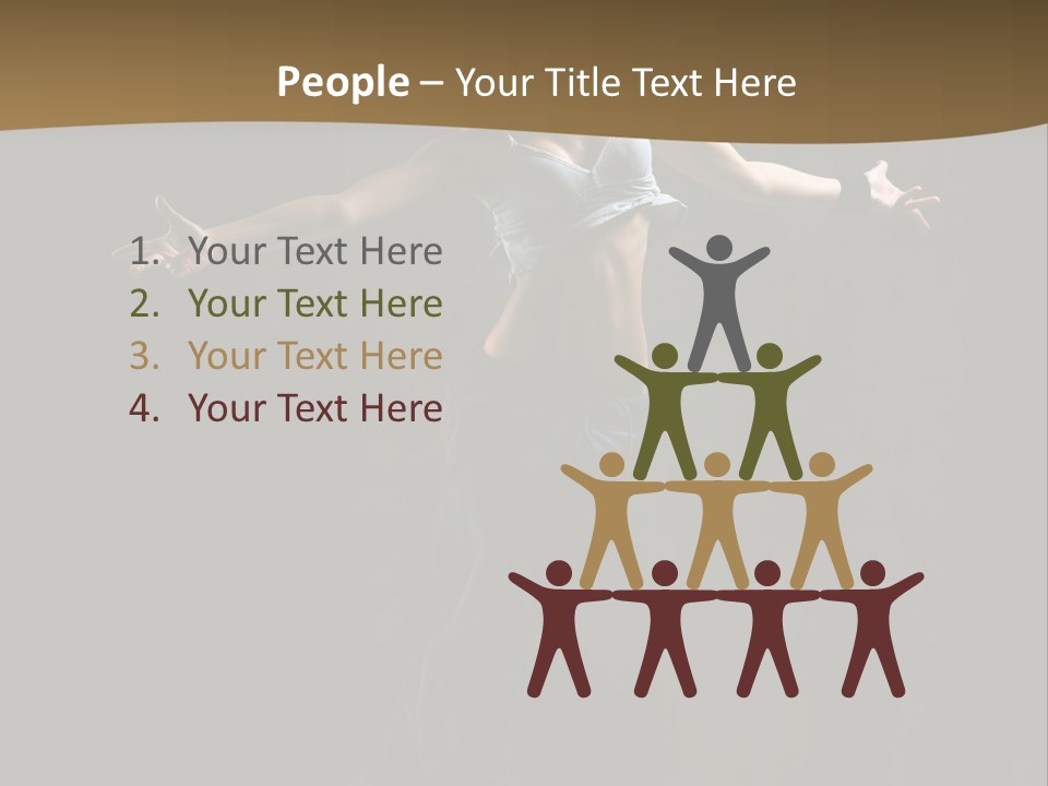 Cool Acrobat Color PowerPoint Template