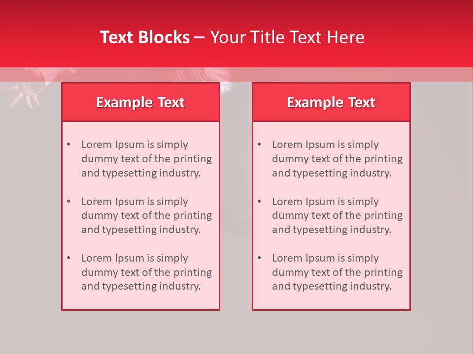 Lifestyles View Balance PowerPoint Template