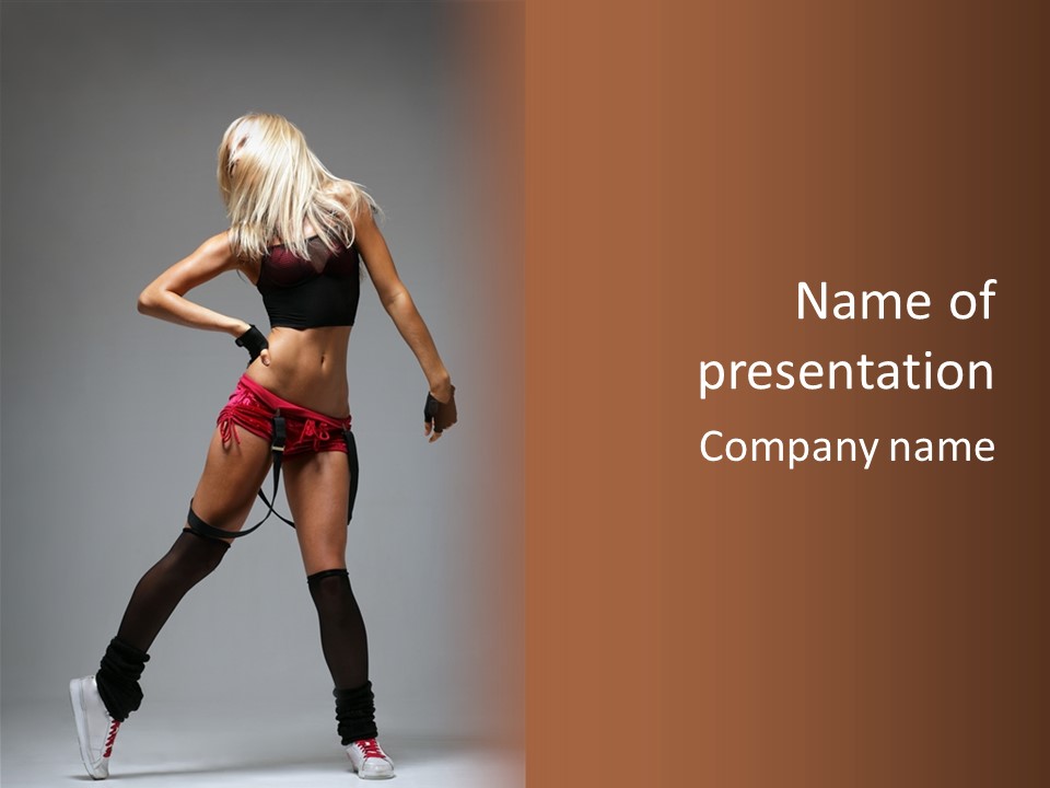 Hiphop Action Balance PowerPoint Template