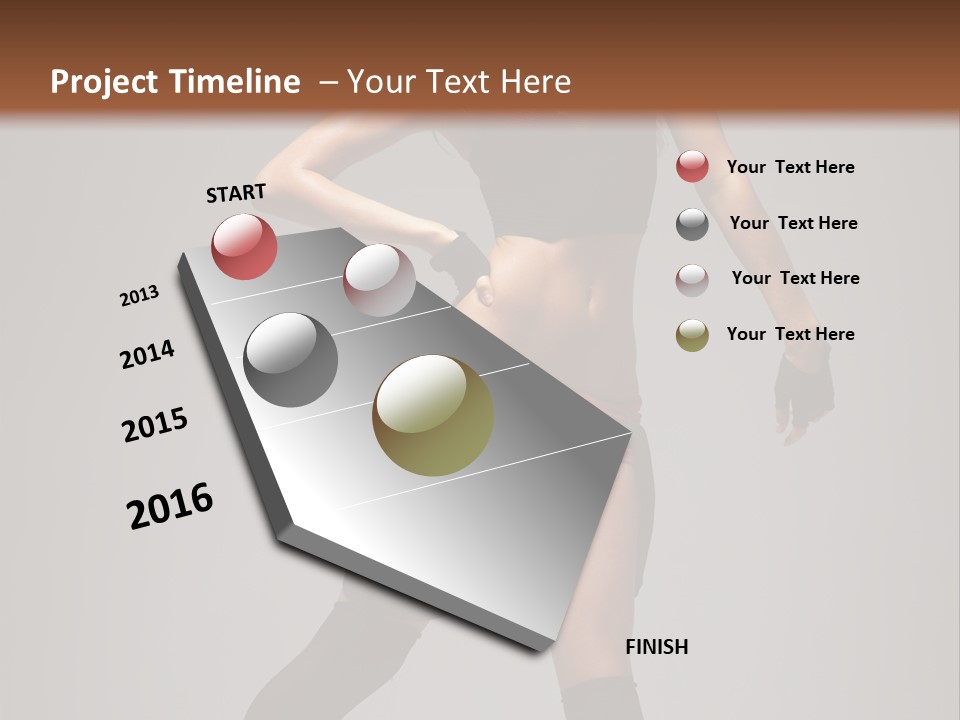 Hiphop Action Balance PowerPoint Template
