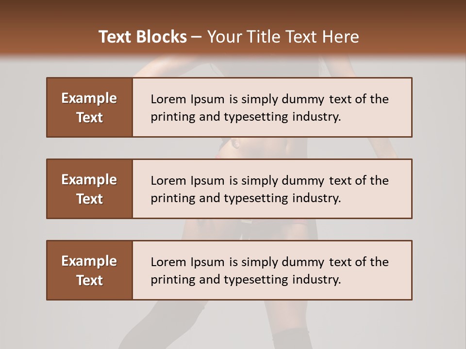 Hiphop Action Balance PowerPoint Template