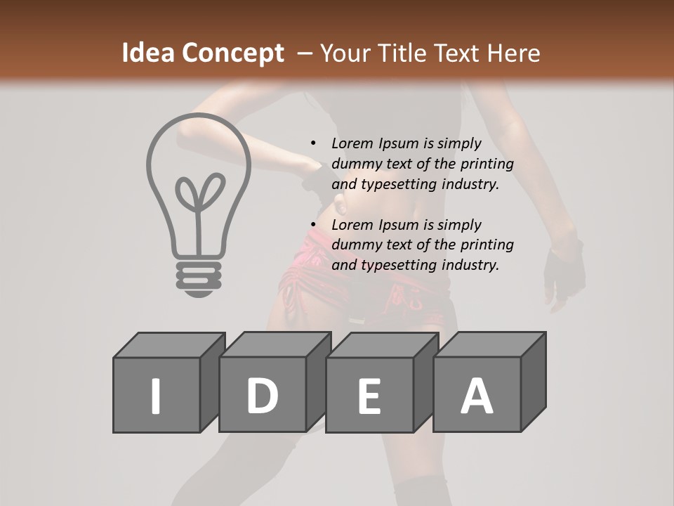 Hiphop Action Balance PowerPoint Template