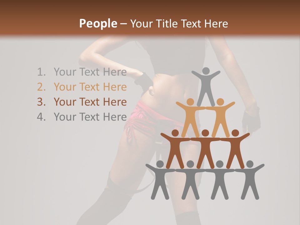 Hiphop Action Balance PowerPoint Template