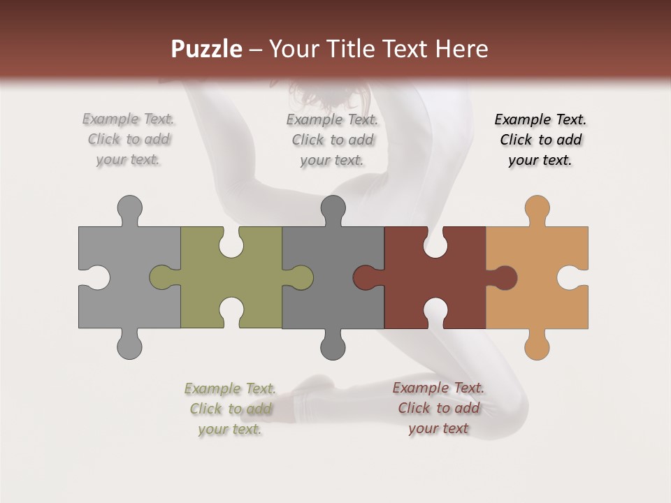 Flexibility Dance Sexy PowerPoint Template