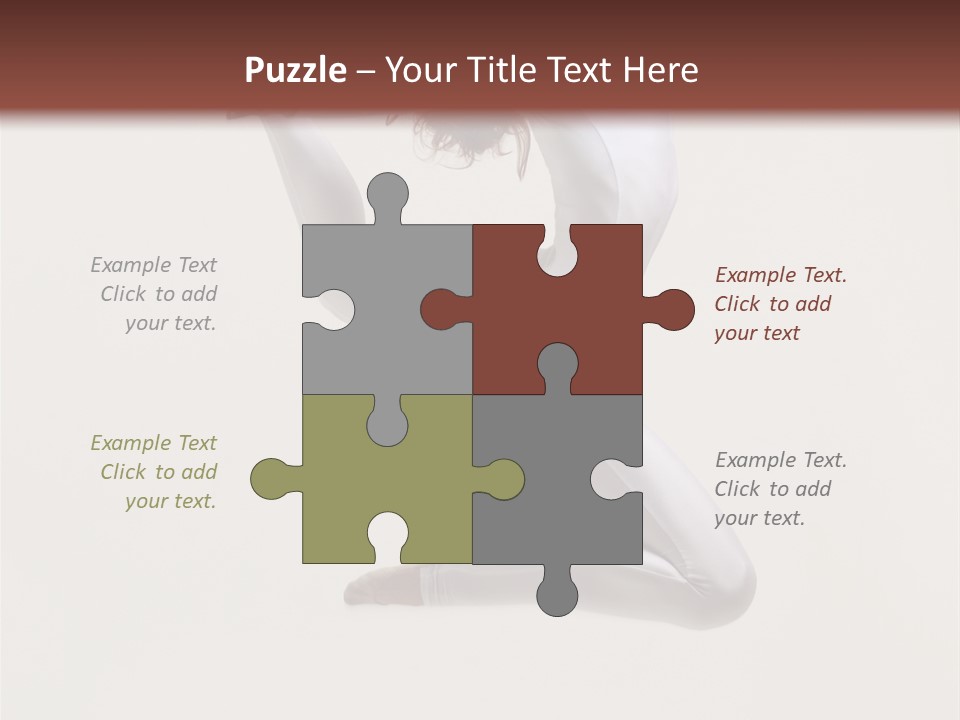 Flexibility Dance Sexy PowerPoint Template