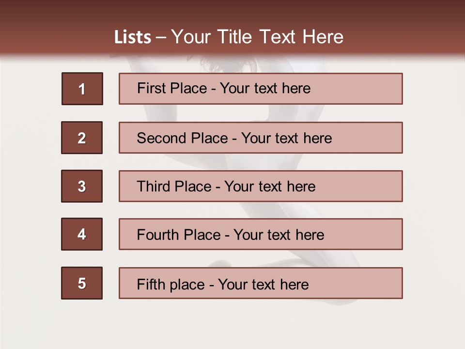 Flexibility Dance Sexy PowerPoint Template