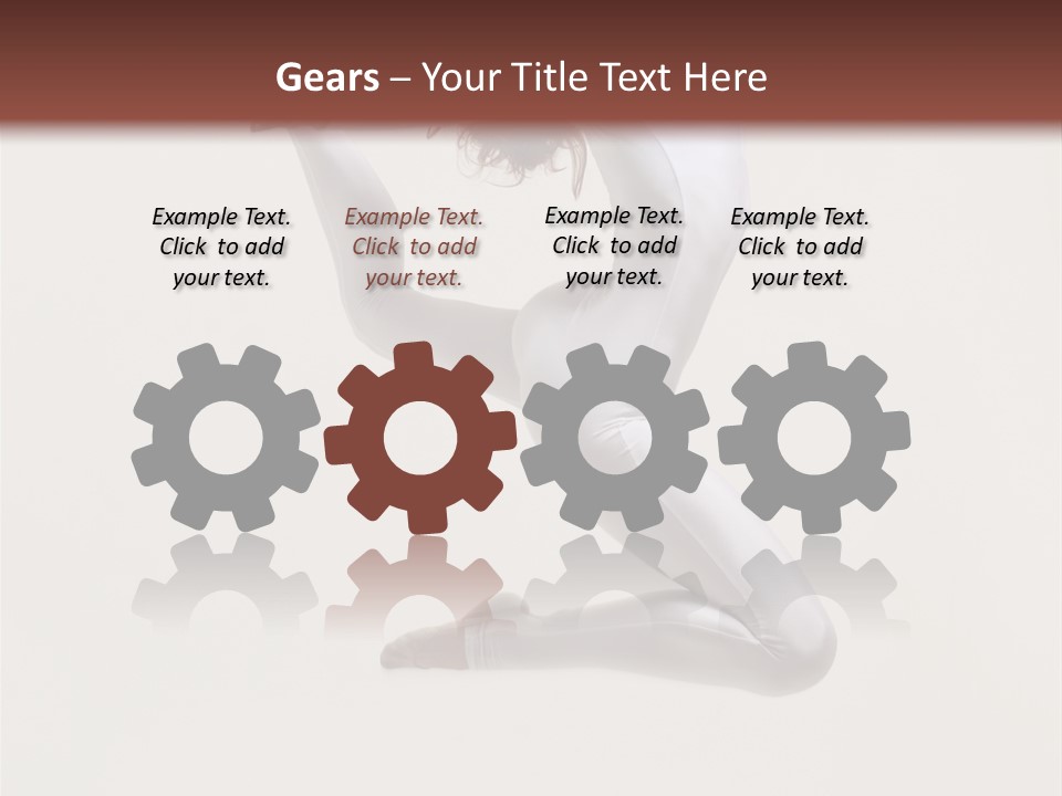 Flexibility Dance Sexy PowerPoint Template