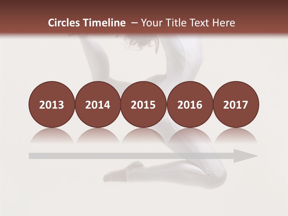 Flexibility Dance Sexy PowerPoint Template