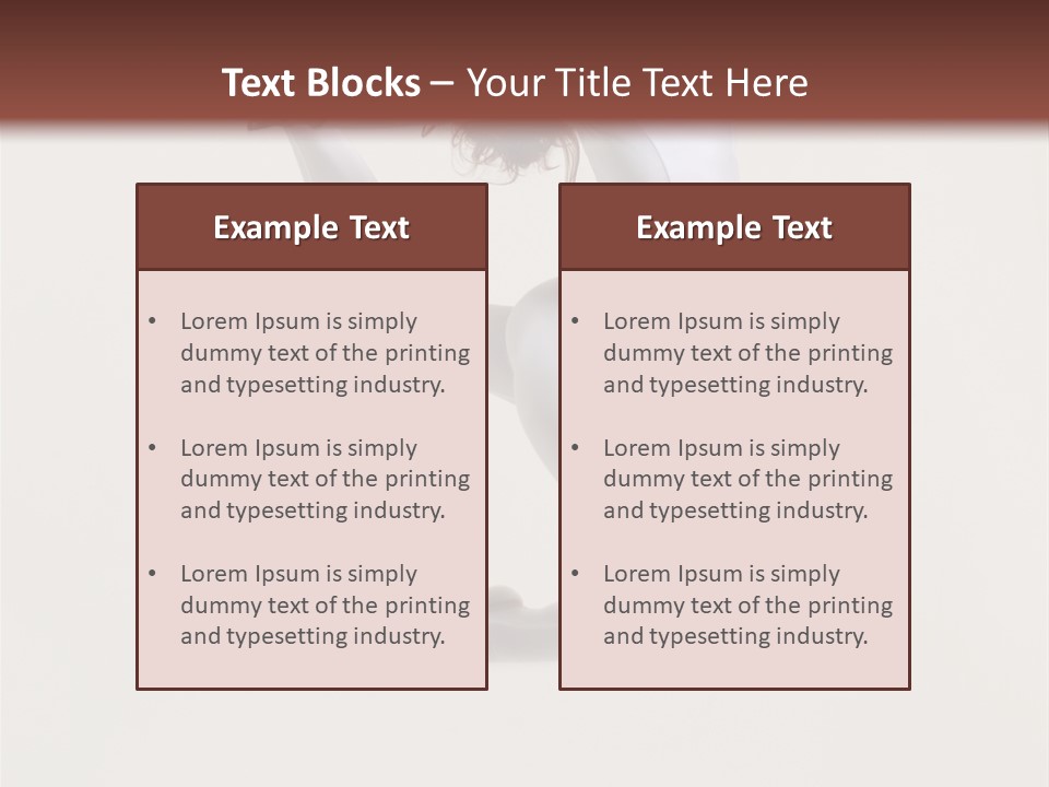 Flexibility Dance Sexy PowerPoint Template