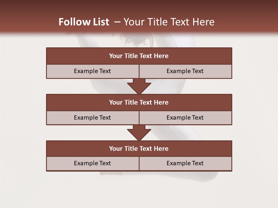 Flexibility Dance Sexy PowerPoint Template