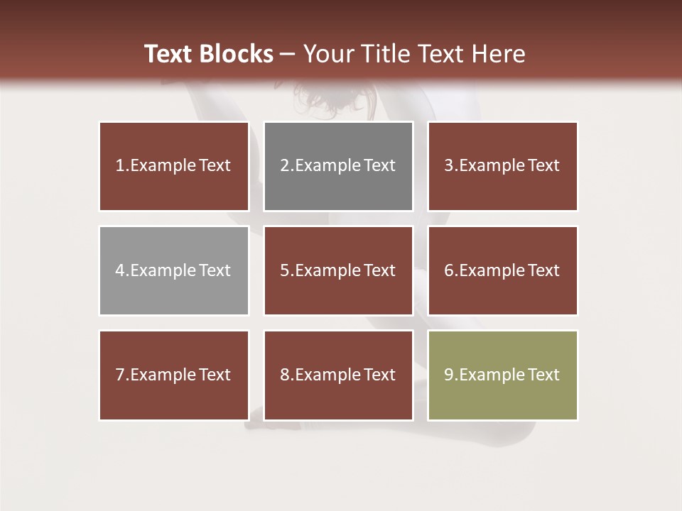 Flexibility Dance Sexy PowerPoint Template