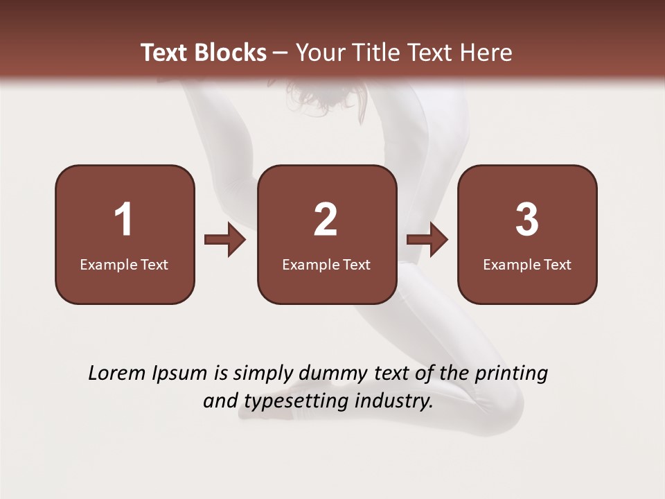 Flexibility Dance Sexy PowerPoint Template