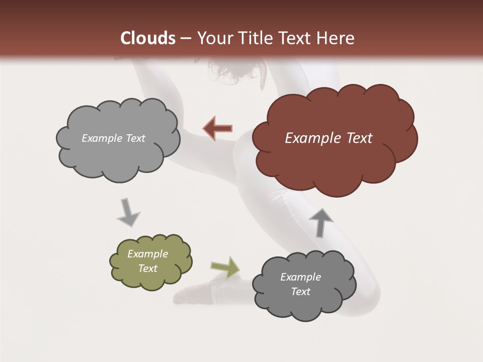 Flexibility Dance Sexy PowerPoint Template