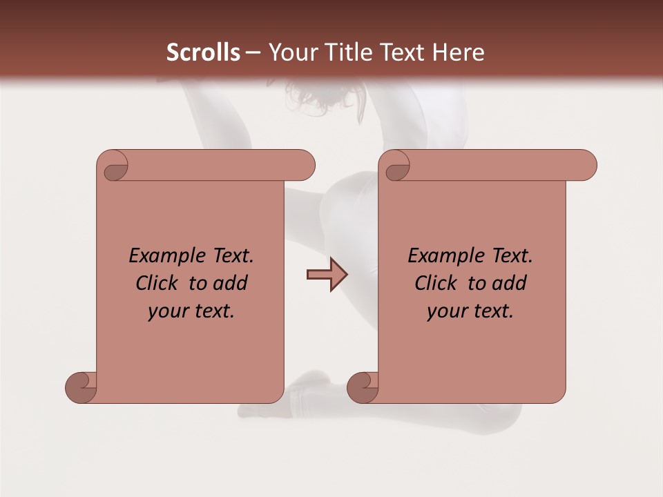 Flexibility Dance Sexy PowerPoint Template