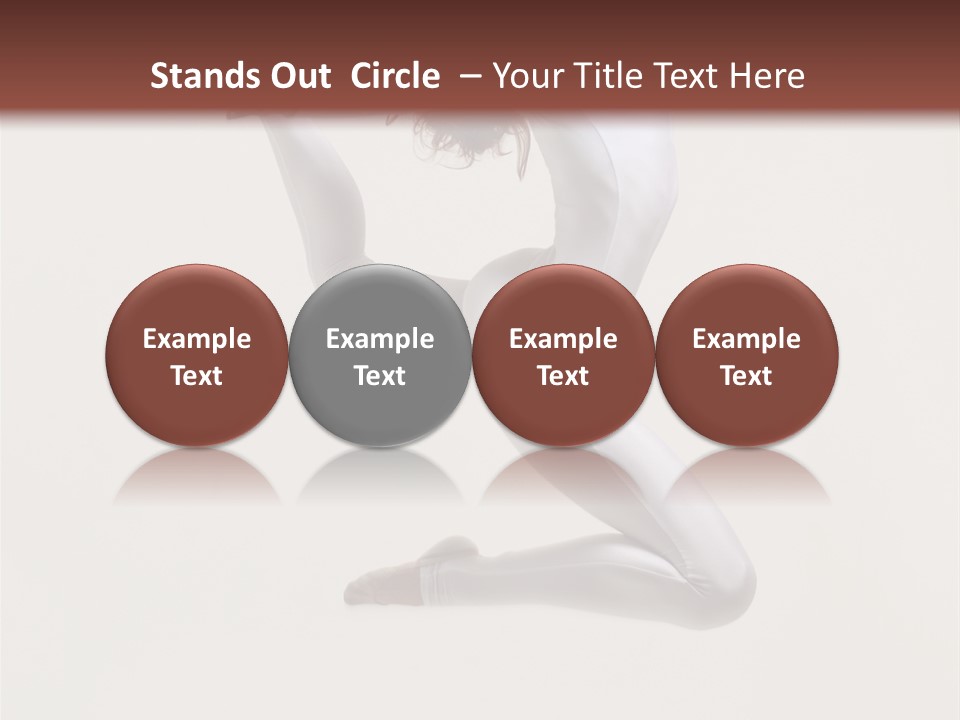 Flexibility Dance Sexy PowerPoint Template